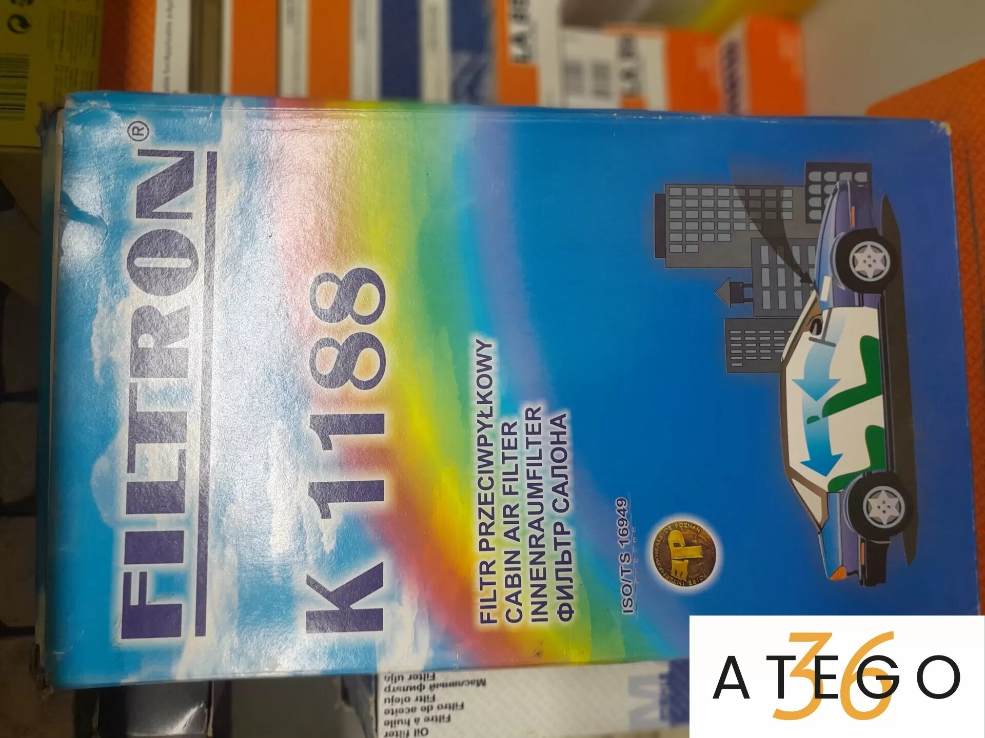 K1188 фильтр салона Мерседес-Бенц Вито/Виано