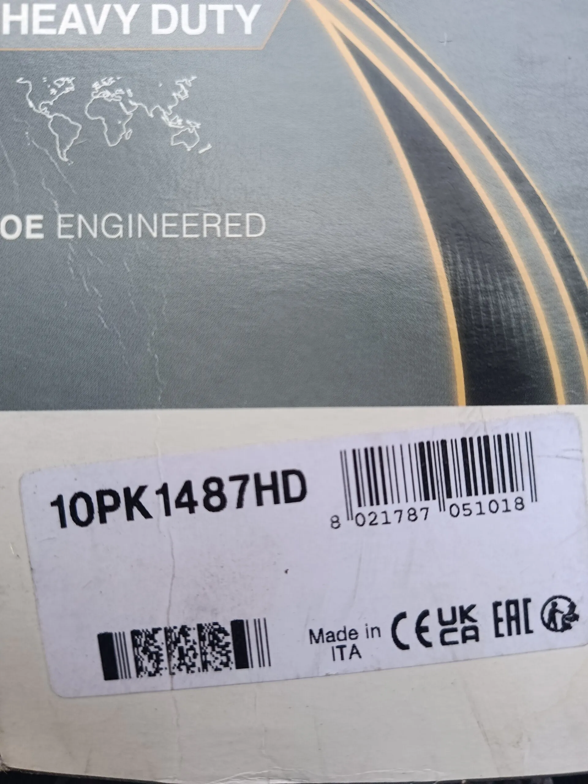 10PK1487РВ  Ремень поликлиновый