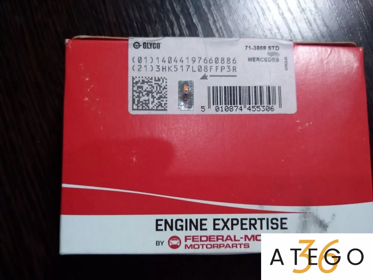 Вкладыши шатунные Мерседес-Бенц Актрос OM502LA