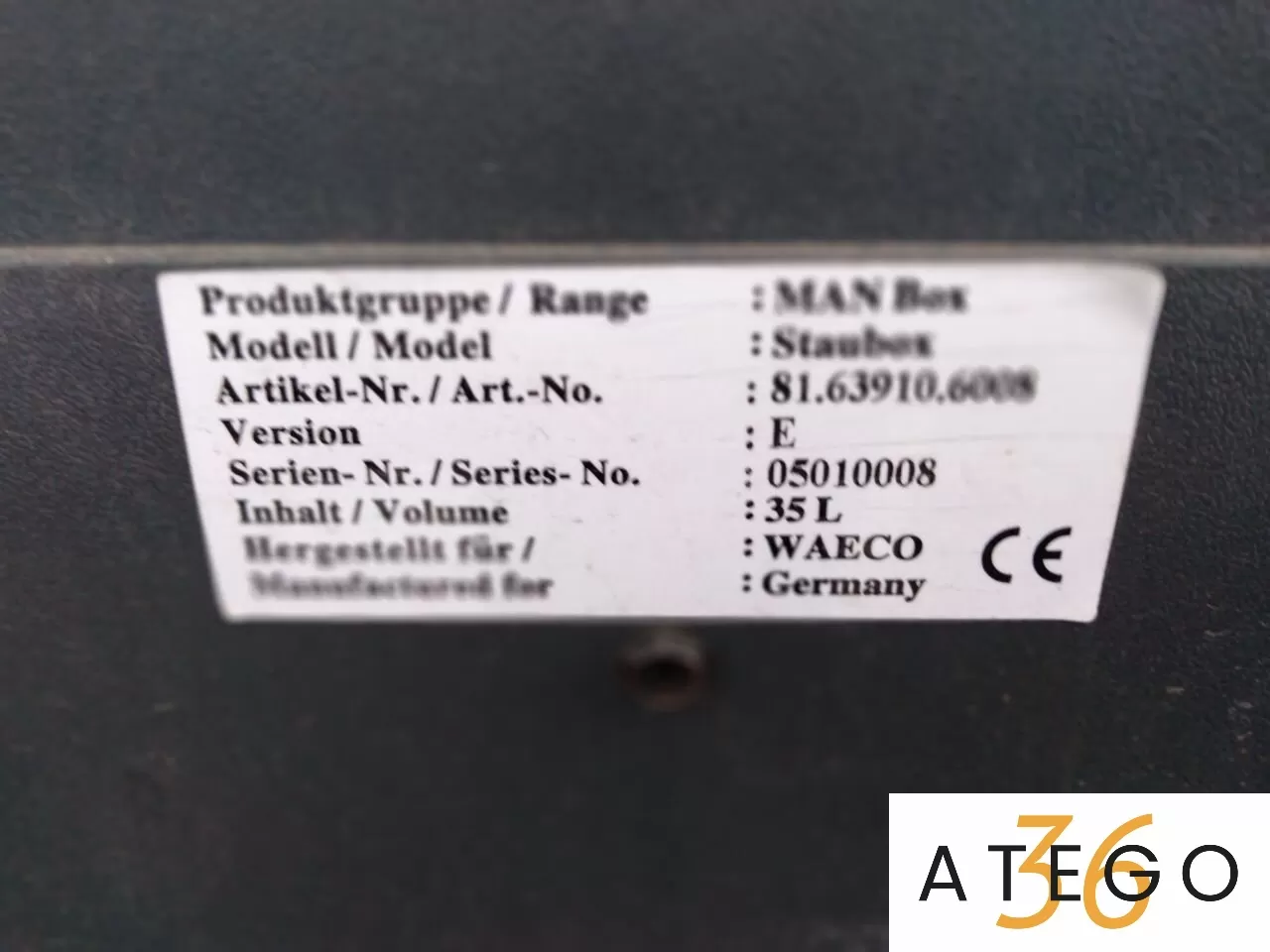 Ящик хранения (холодильник) MAN TGM | Кабина б/у