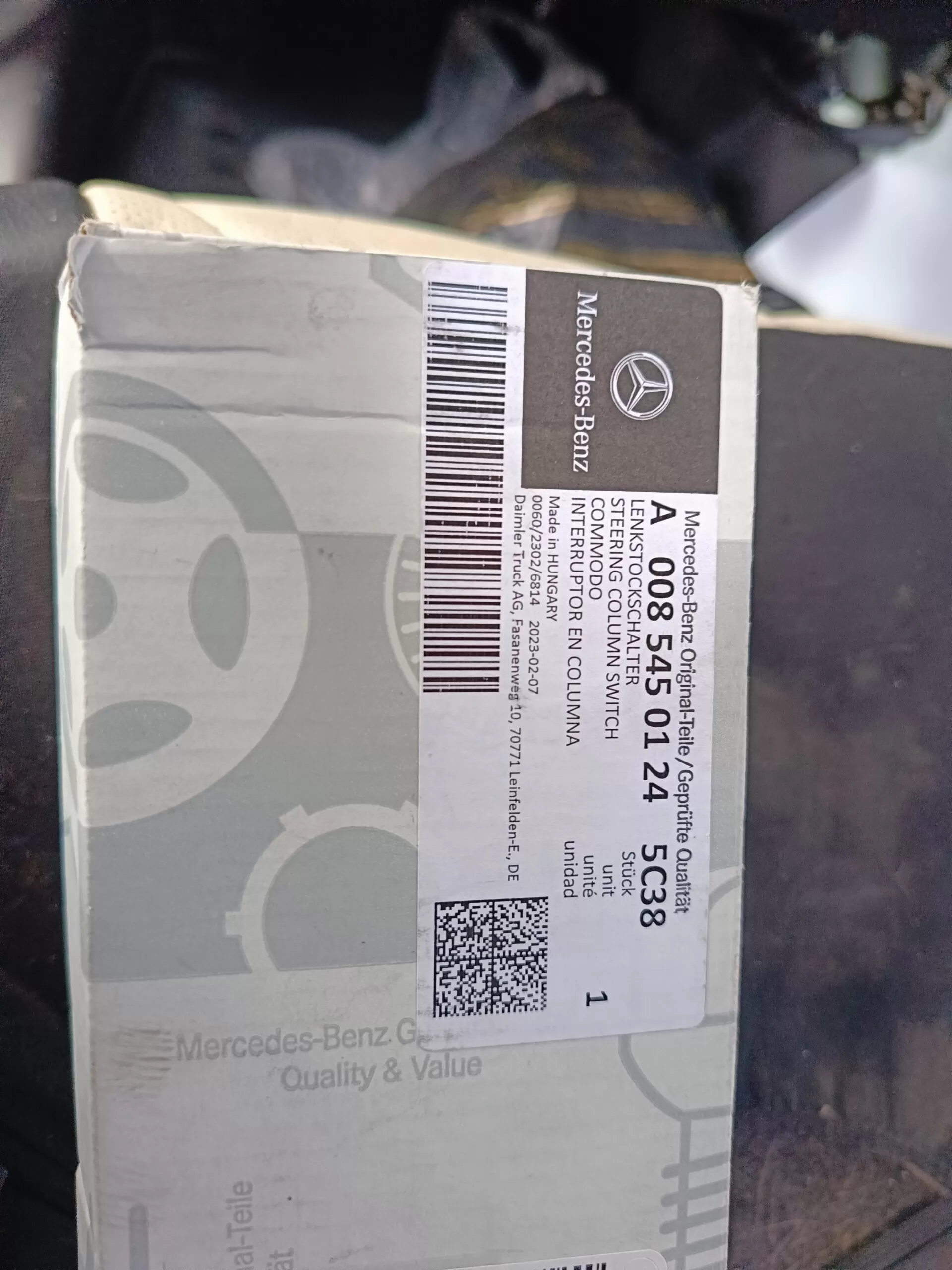 подрулевой переключатель 0085450124