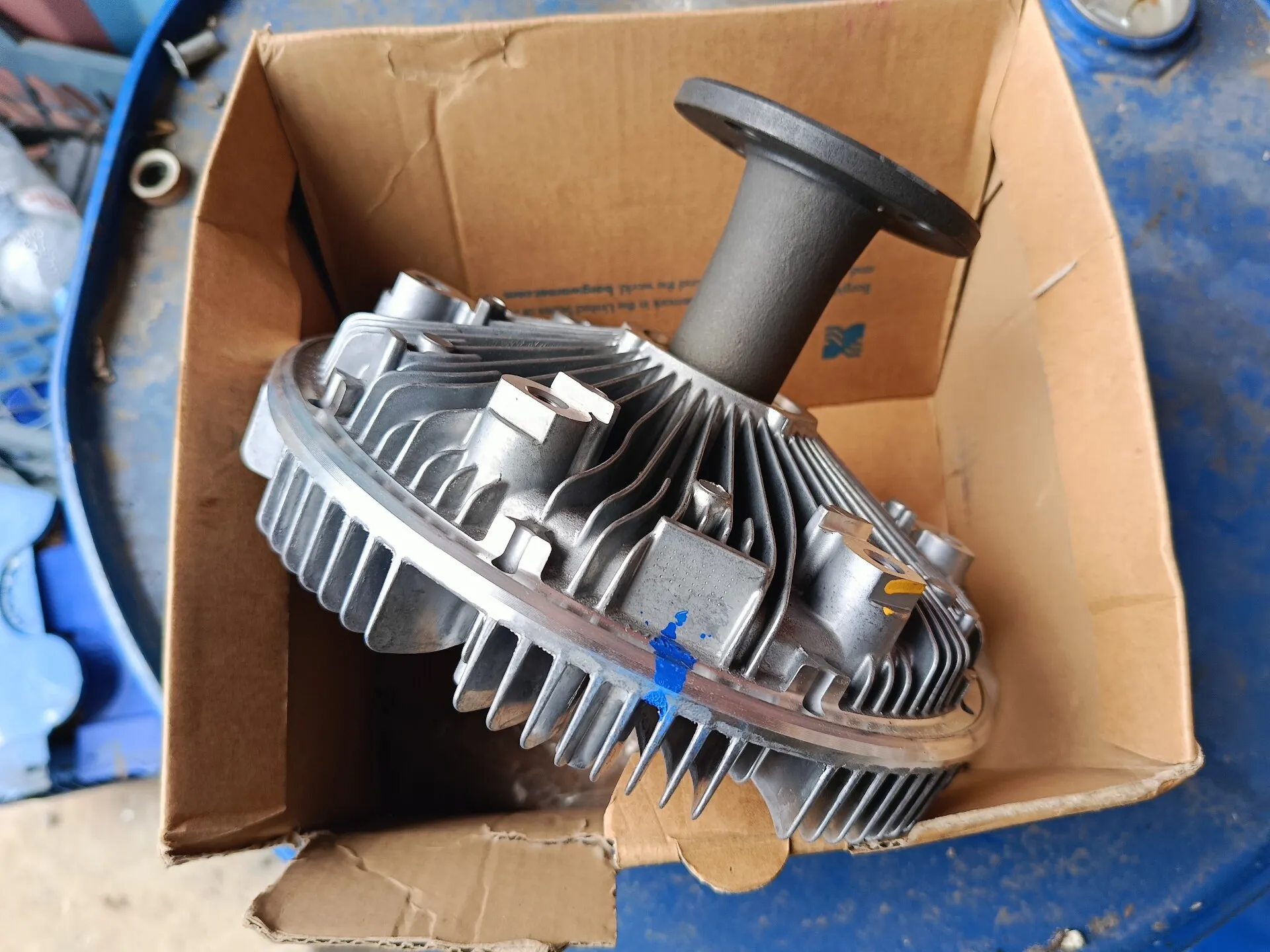 вискомуфта вентилятора двигателя OM906LA/OM926LAV